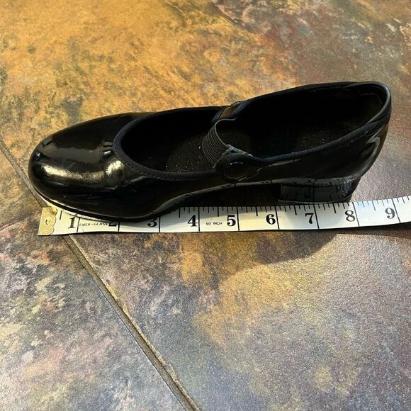 Bloch Girl’s Black Snap Tap Shoes 1 1/2 M - Picture 14 of 16
